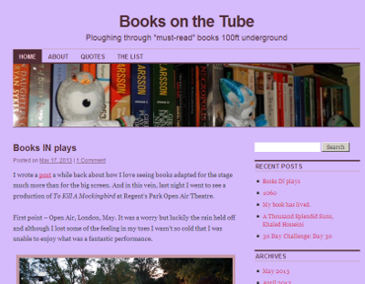 Books on the Tube screenshot